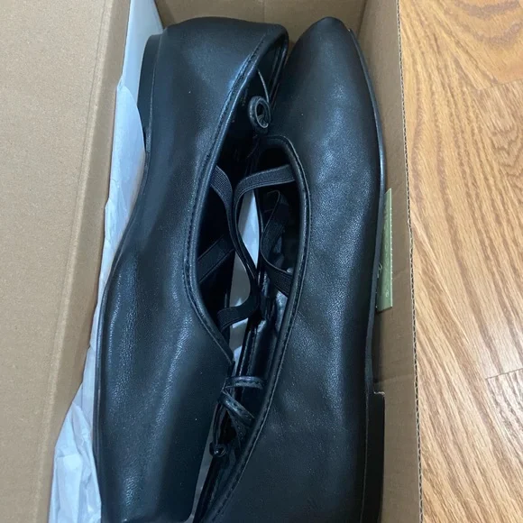 Mix No. 6 Black Women's Ballet Flats - Picture 6 of 8